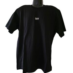 Off-White Black Short Sleeve Tee